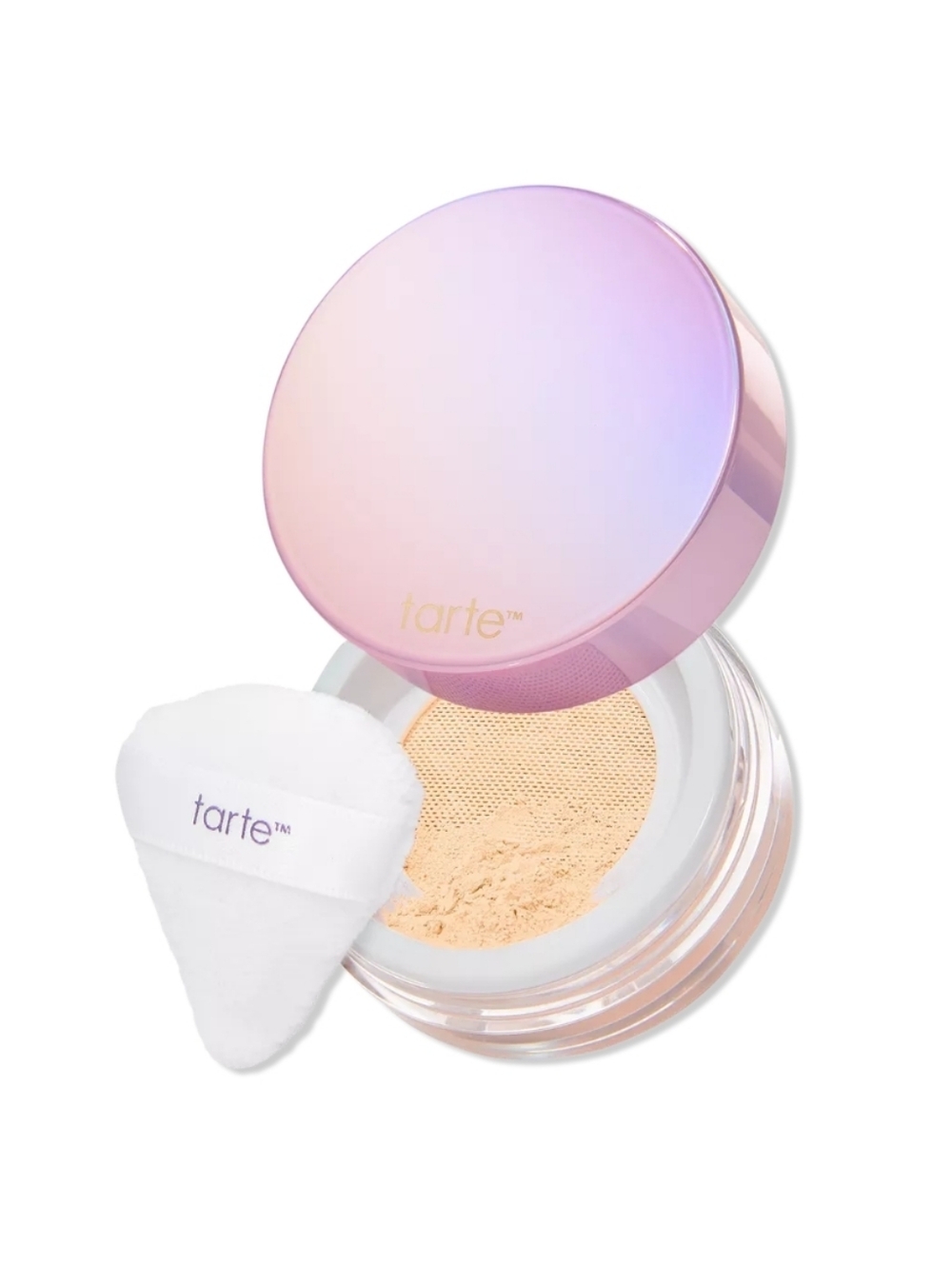 tarte - creaseless setting & brightening powder - YELLOW - Full Size - NWT